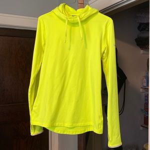 Neon yellow Nike Dri Fit Sweatshirt